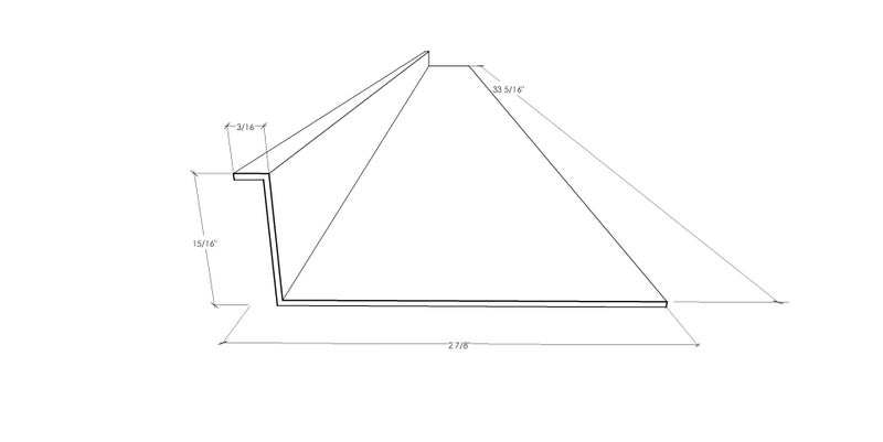 BEAM Lighting Plastics Your Diffuser Source Beam Lighting Under Cabinet Light Cover Replacement | White Ribbed Acrylic Diffuser (L-Shaped, 33") - Image 2